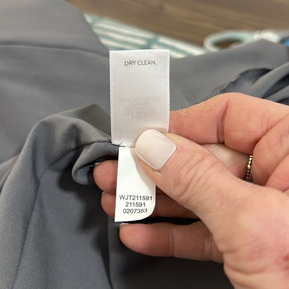 J. Jill | Pure Jill Gray Taupe and Navy Velvet Jacket Size M - Picture 3 of 9